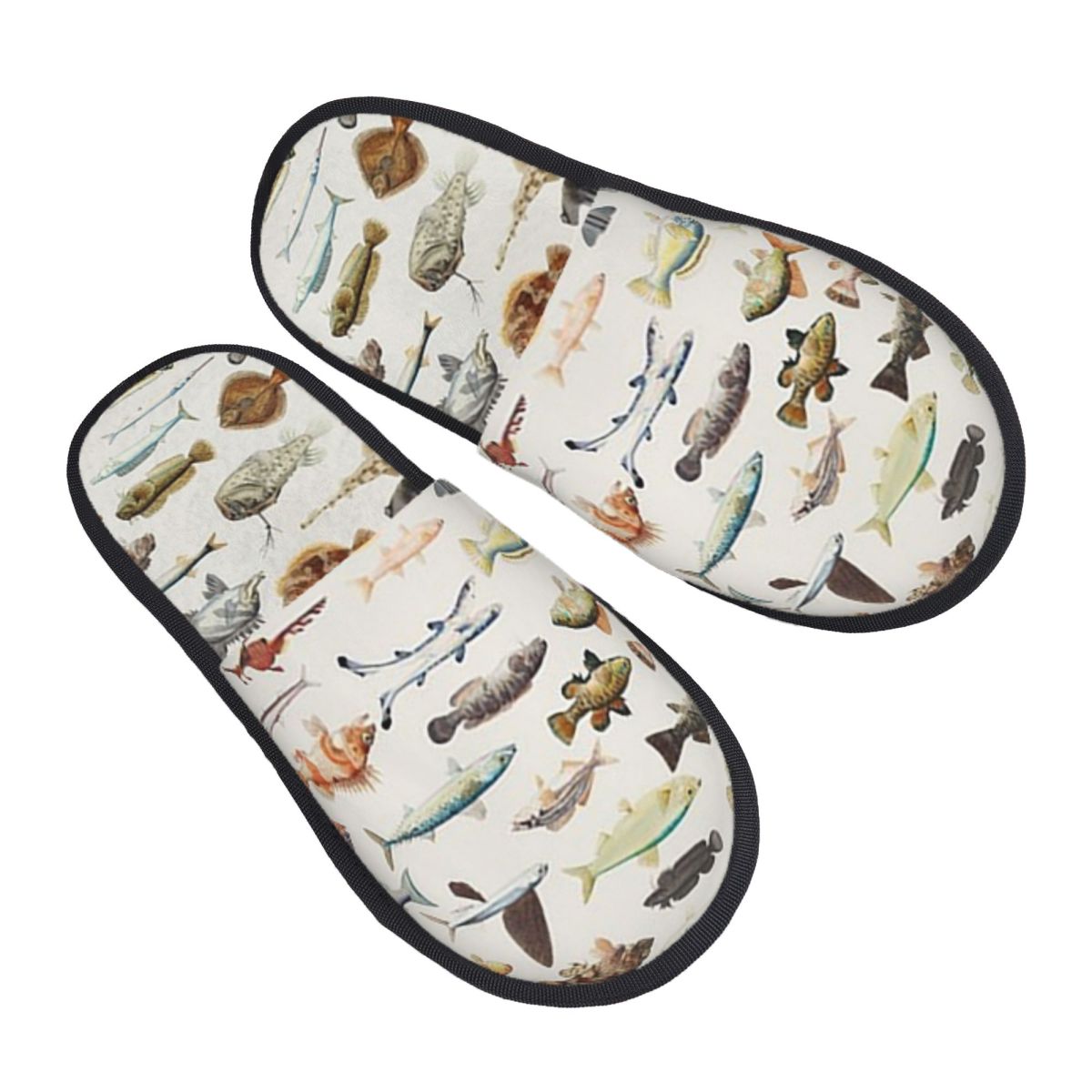 Shoes Women Chart - Custom Fish Chart Slippers Memory Foam