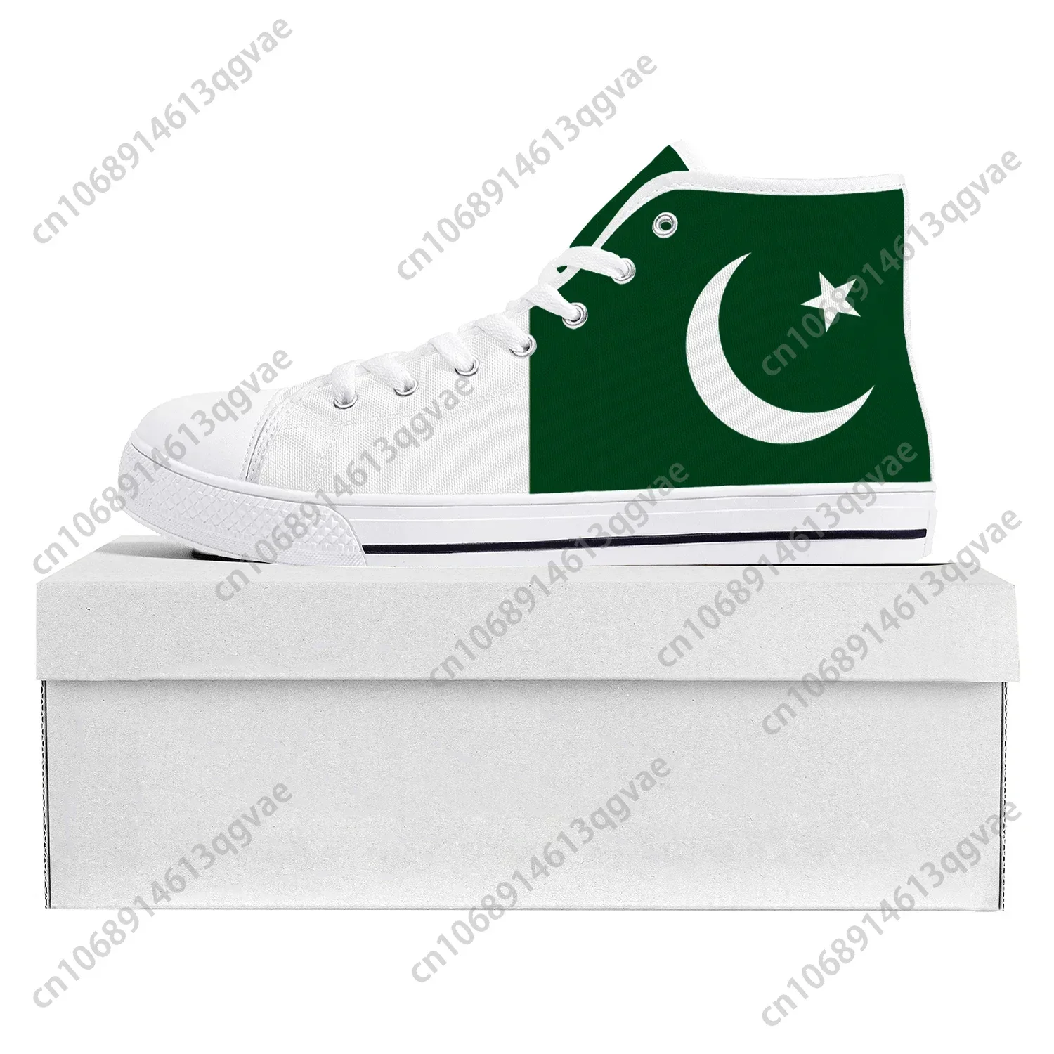 Pakistani Flag High Top Sneake - đánh giá và giá Women'S Shoes In Pakistan