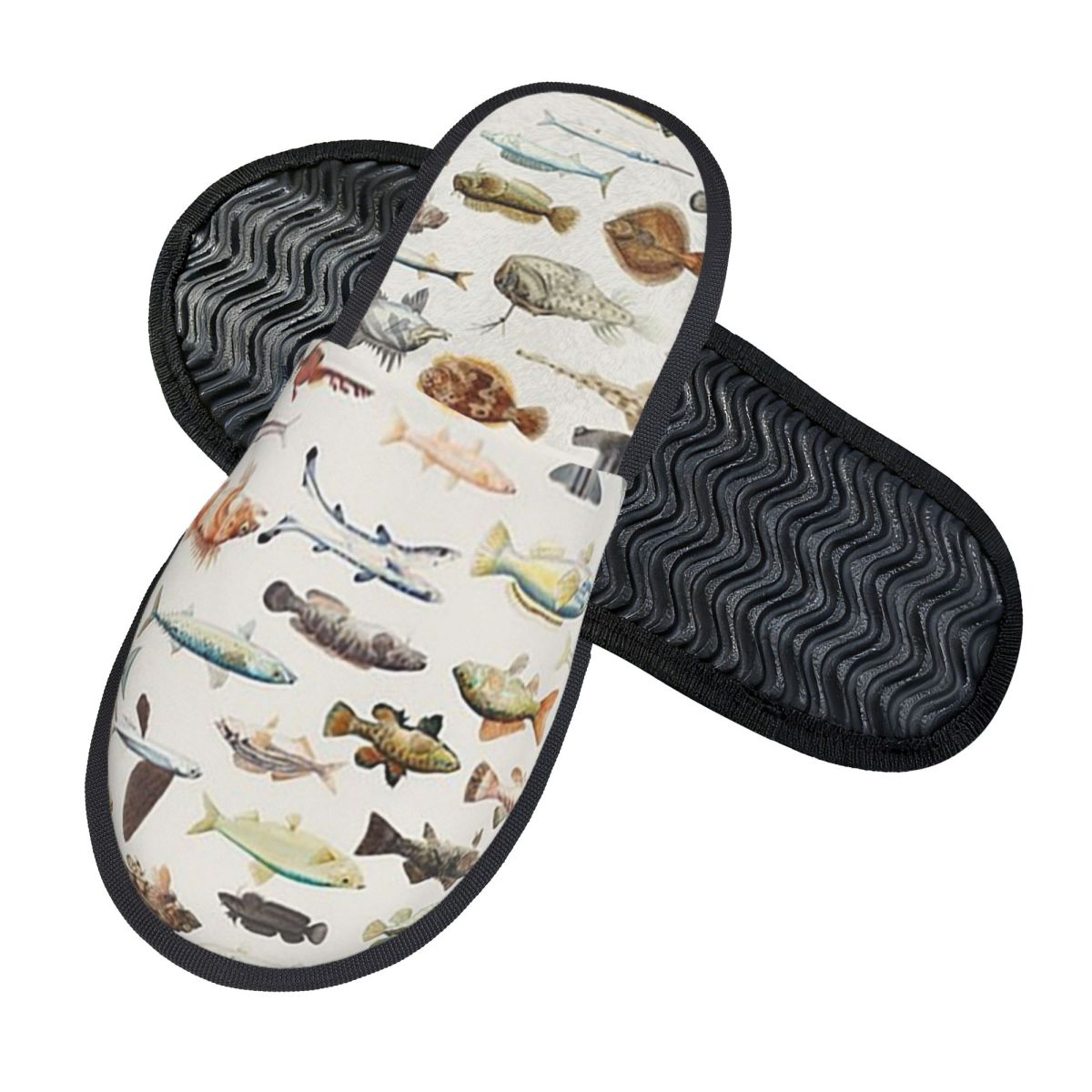 Custom Fish Chart Slippers Mem - đánh giá và giá Shoes Women Chart
