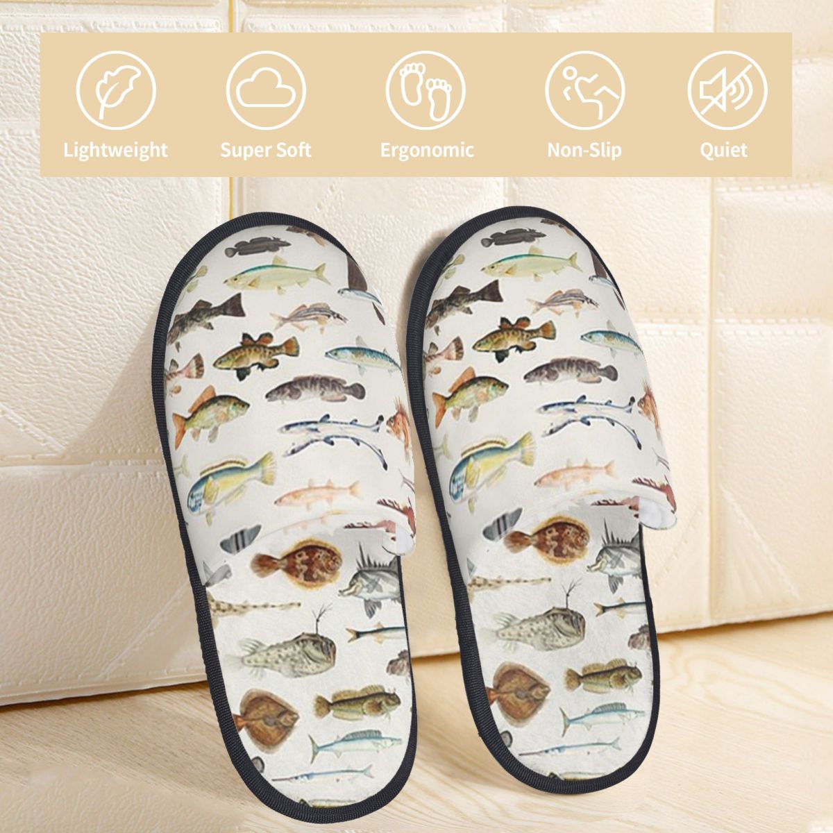Custom Fish Chart Slippers Mem - đánh giá và giá Shoes Women Chart