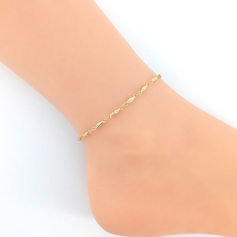 18K Gold Stainless Steel Ankle - đánh giá và giá Gold Chain Sandal