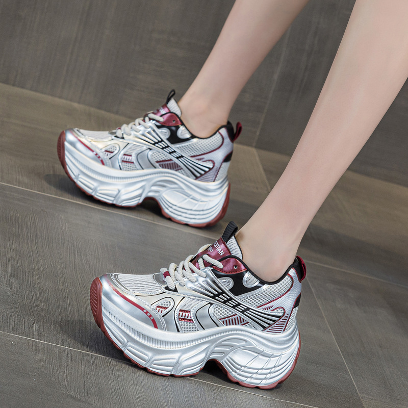 8cm Hidden Height Increasing P - đánh giá và giá Women'S Shoes Casual Sneakers