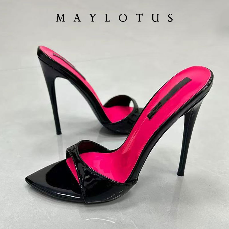 Size 35-46 Patchwork Stiletto  - đánh giá và giá Women Shoes Ysl