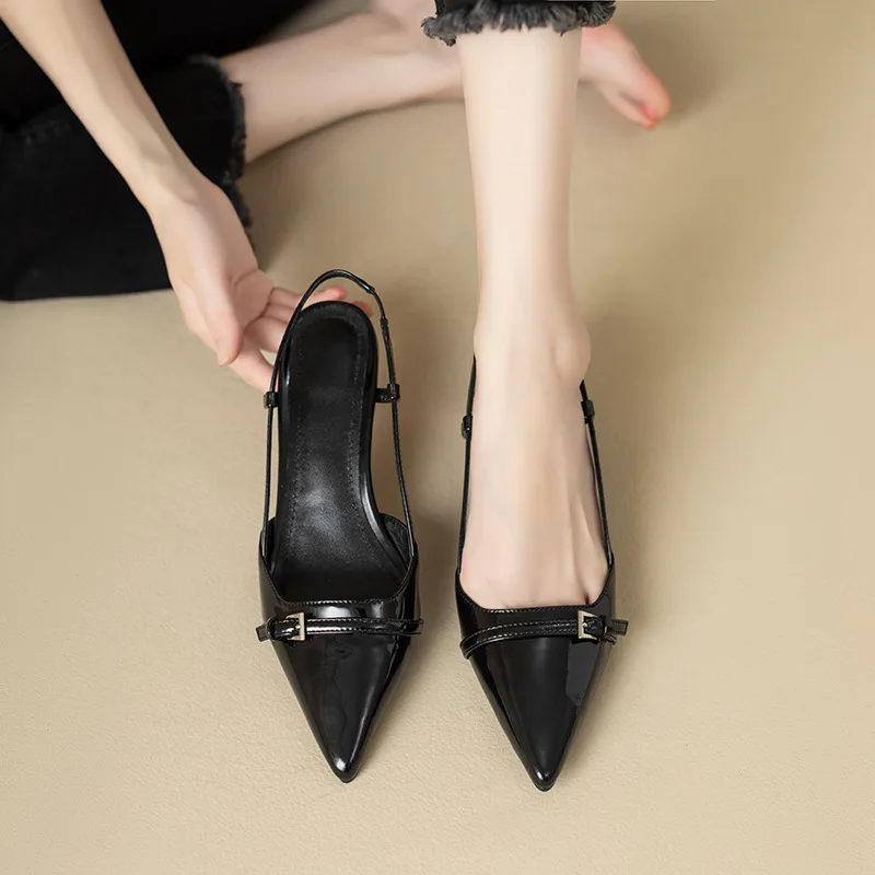 2024 New Summer French Wine Re - đánh giá và giá Women Shoes Ysl