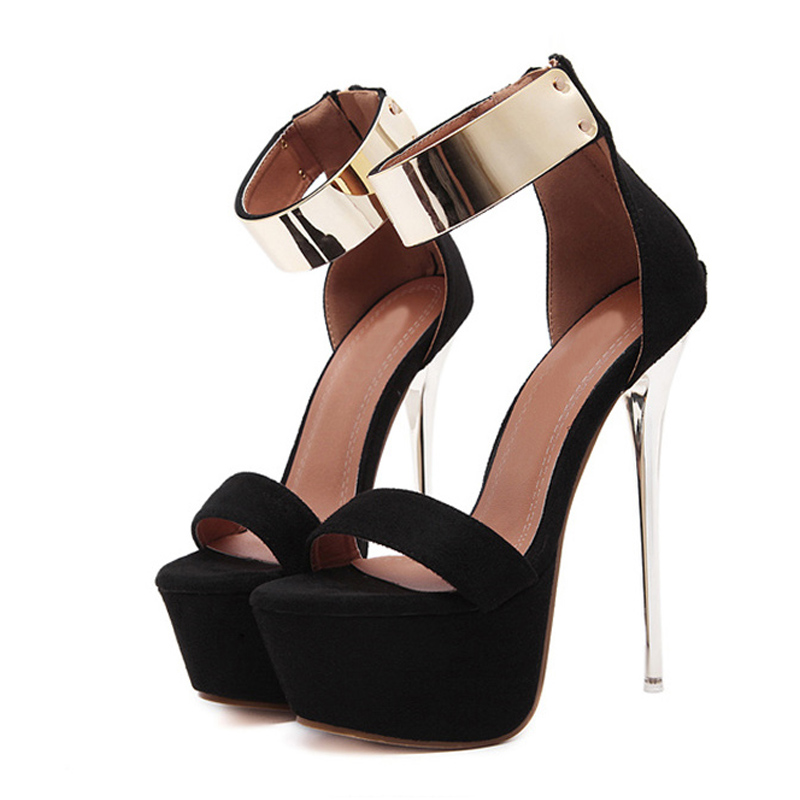 Liyke Fashion Design Metal Ank - đánh giá và giá Women Shoes Ysl