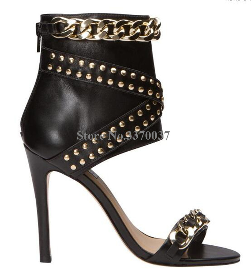 Western Fashion Women Open Toe - đánh giá và giá Gold Chain Sandal
