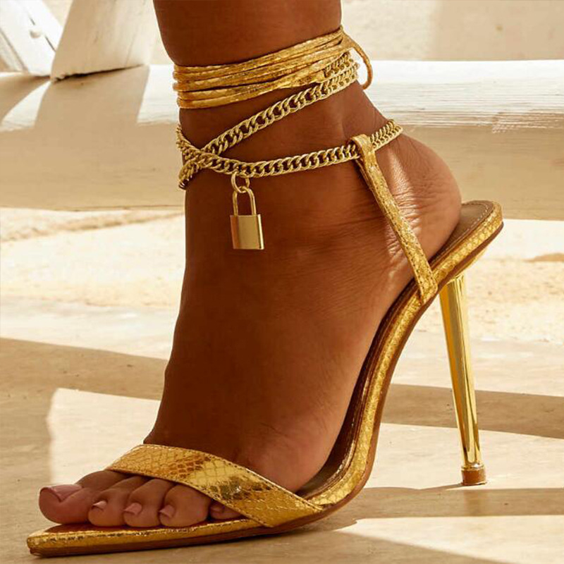 2026 Women's Silver Gold Chain - đánh giá và giá Gold Chain Sandal