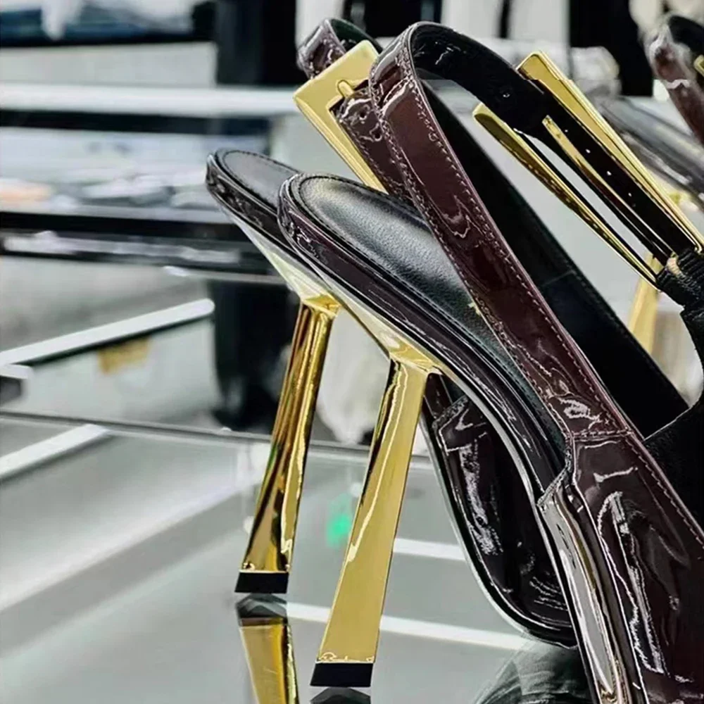 New Autumn 2024 Square Toe Sli - đánh giá và giá Women Shoes Ysl