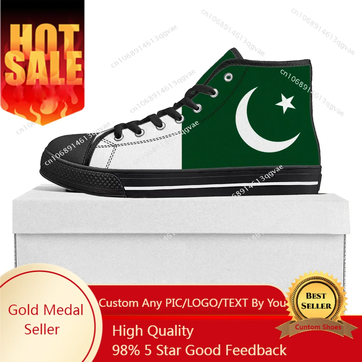 Pakistani Flag High Top High Q - đánh giá và giá Women'S Shoes In Pakistan